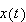 $x\left( t\right) $
