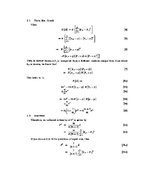 Continuation page: Journal of the American Statistical Association style