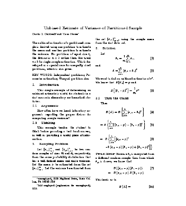 First page: The American Statistician style