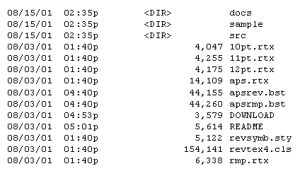 Directory structure