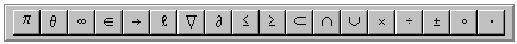 Scientific Notebook Symbol Cache