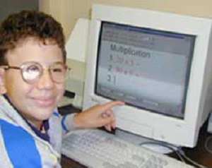 A student learns to use Scientific Notebook