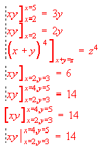 Sample expressions